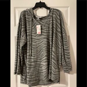 Size 3x animal print hoodie